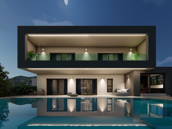 Baška Voda: Luxury villa with pool, 310 m2