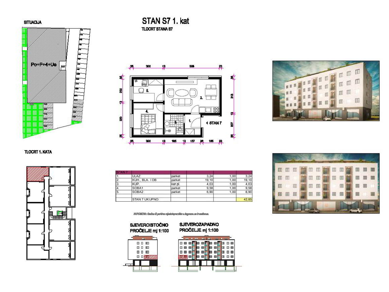 1kat-dugo-selo (6) Housing project Dugo Selo – Center