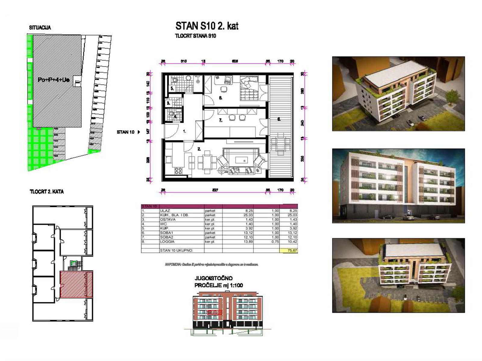 2kat-dugo-selo (1) Housing project Dugo Selo – Center