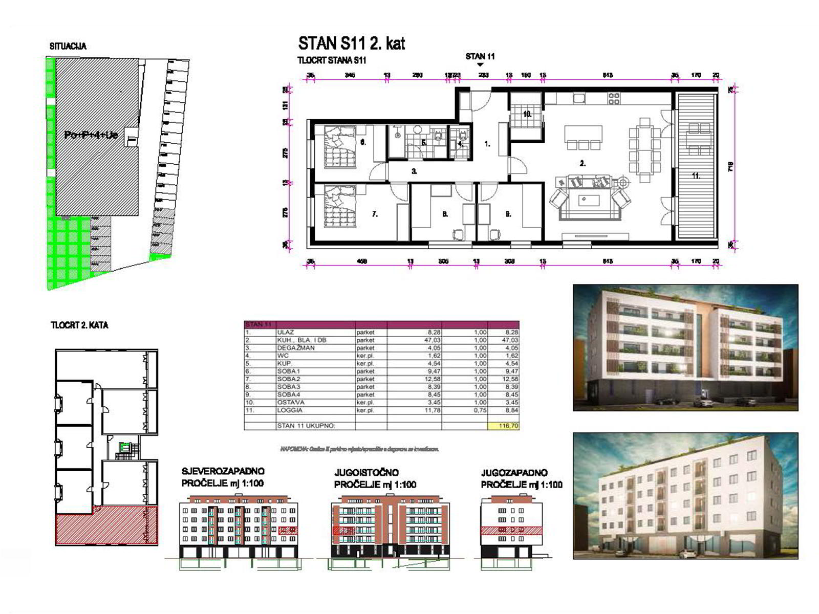 2kat-dugo-selo (2) Housing project Dugo Selo – Center
