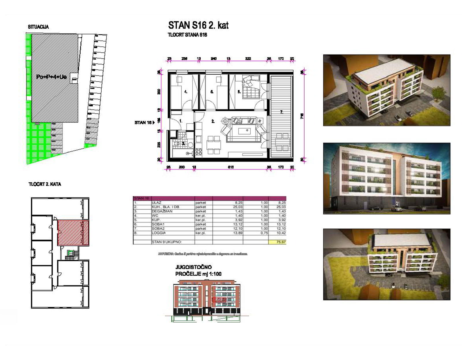 2kat-dugo-selo (6) Housing project Dugo Selo – Center