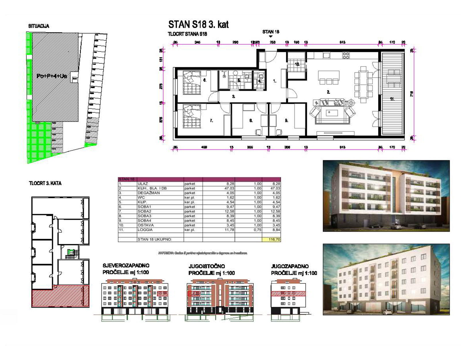 3kat-dugo-selo (1) Housing project Dugo Selo – Center