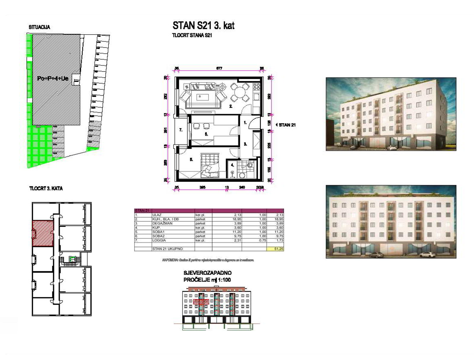 3kat-dugo-selo (4) Housing project Dugo Selo – Center
