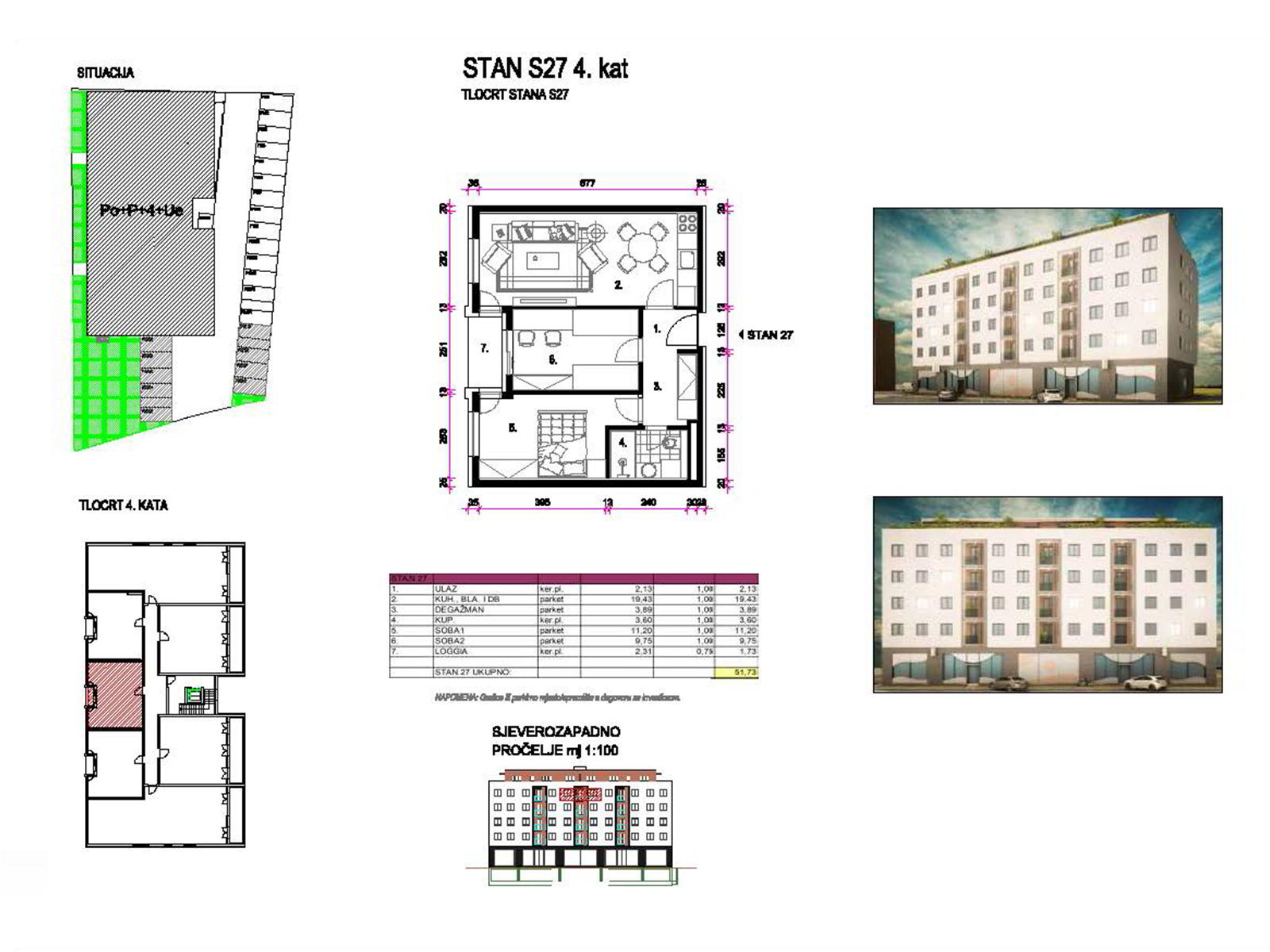 4kat-dugo-sečo (4) Housing project Dugo Selo – Center