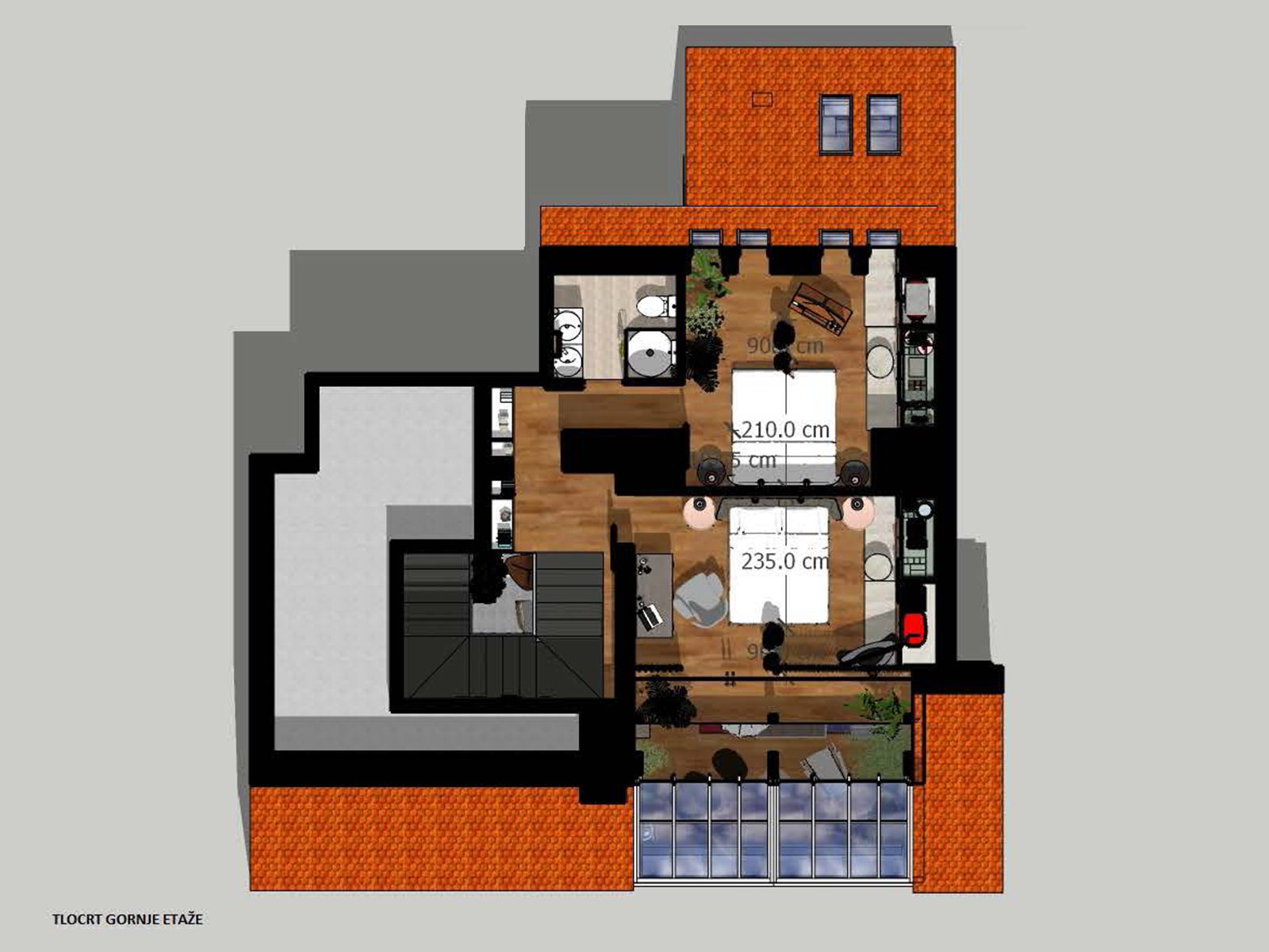 dalmat (4) Luksuzan dvoetažan stan: Zagreb, Centar, 165 m2
