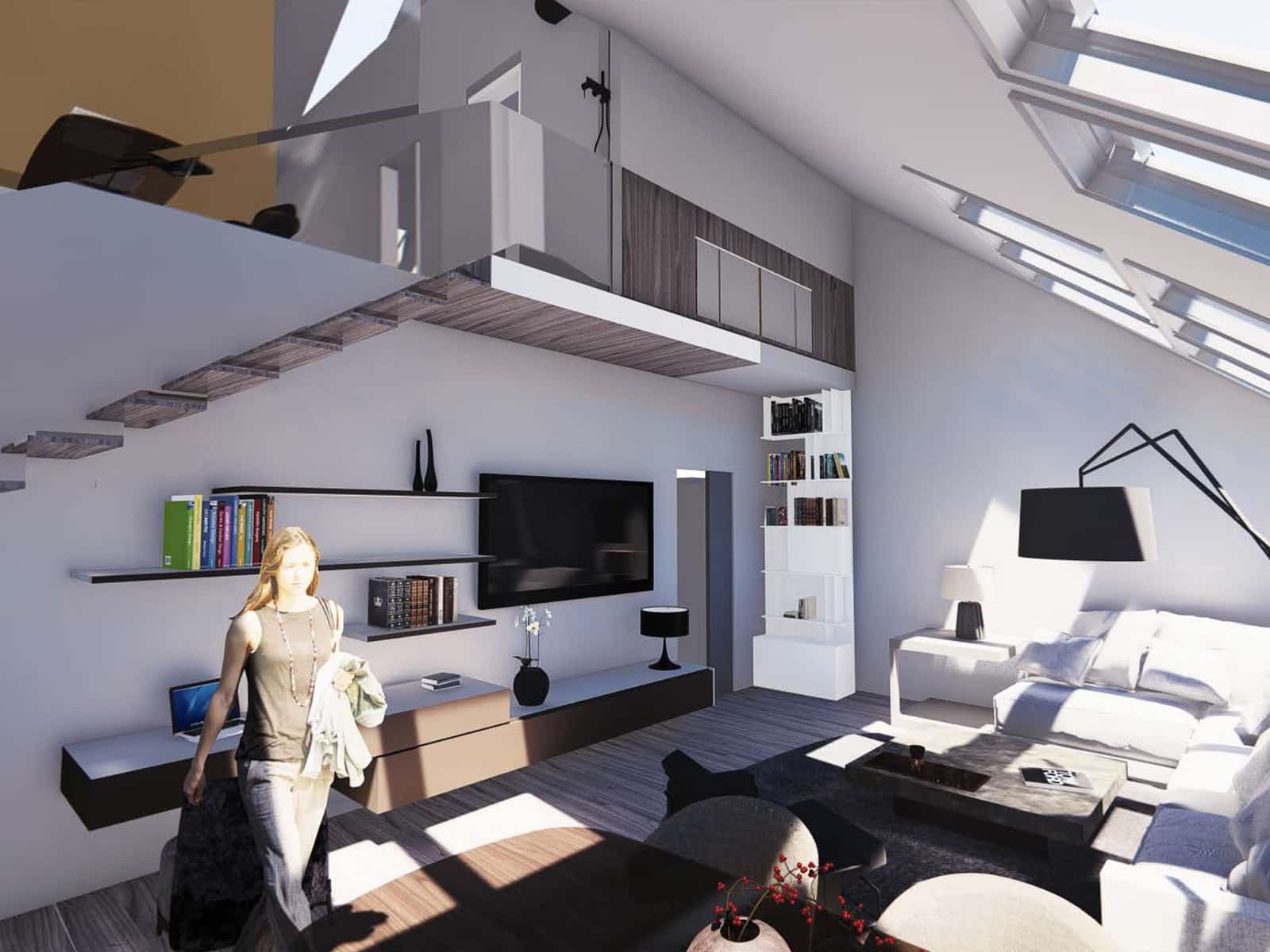 dalmatinska92-5m2 (19) Dvoetažni trosobni stan: Zagreb, Centar, 92.5 m²