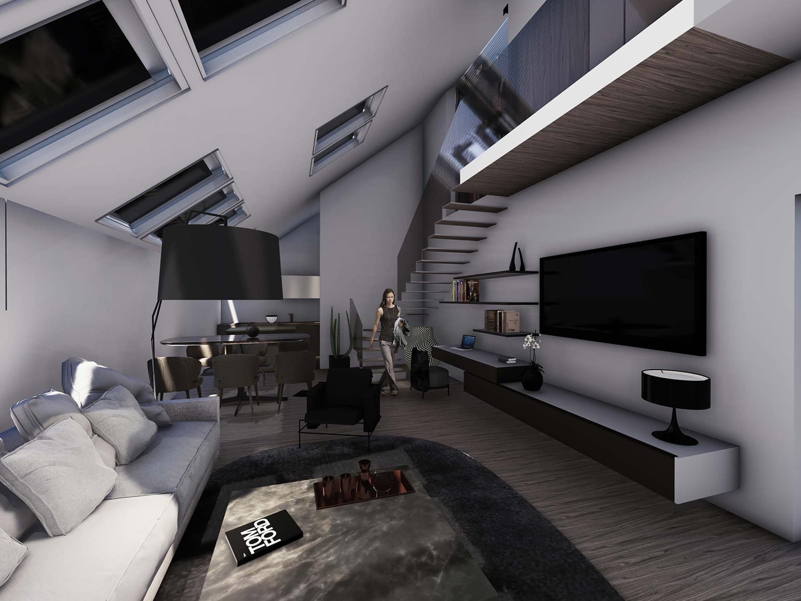 dalmatinska92-5m2 (25) Dvoetažni trosobni stan: Zagreb, Centar, 92.5 m²