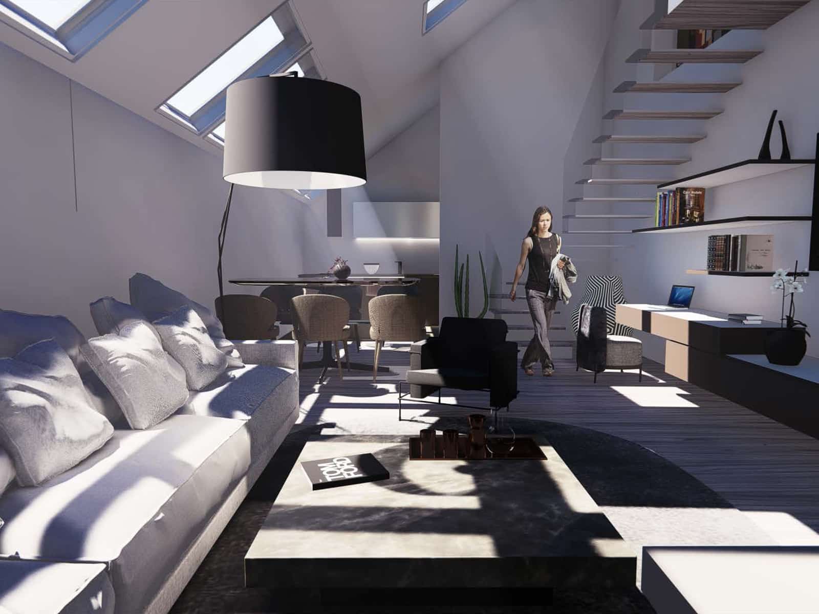 dalmatinska92-5m2 (26) Dvoetažni trosobni stan: Zagreb, Centar, 92.5 m²