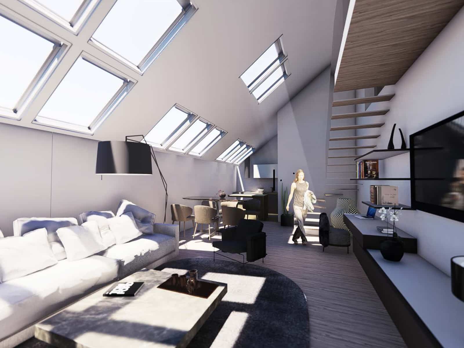 dalmatinska92-5m2 (27) Dvoetažni trosobni stan: Zagreb, Centar, 92.5 m²