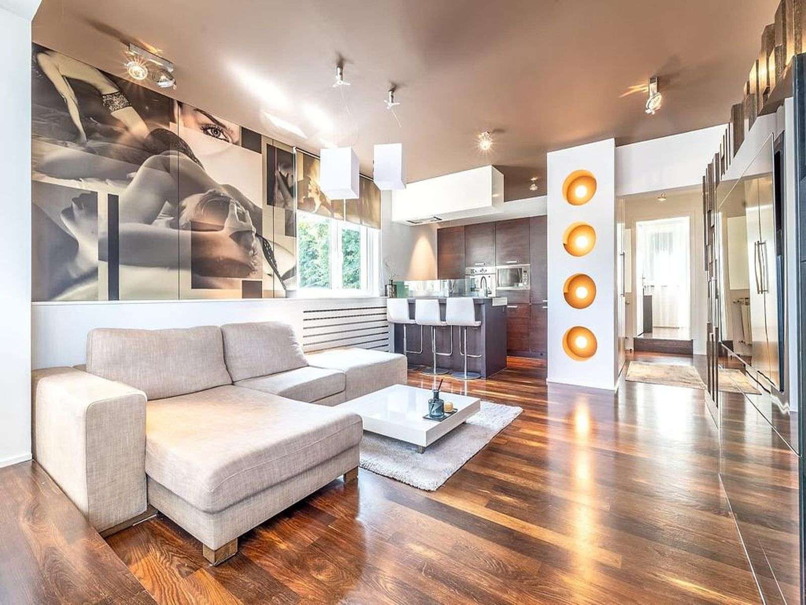 Trosobni stan s loggiom Zagreb Gračani NKP 92,34 m2 (2) Trosobni stan s loggiom i vrtom: Zagreb, Gračani, NKP 92.34 m²