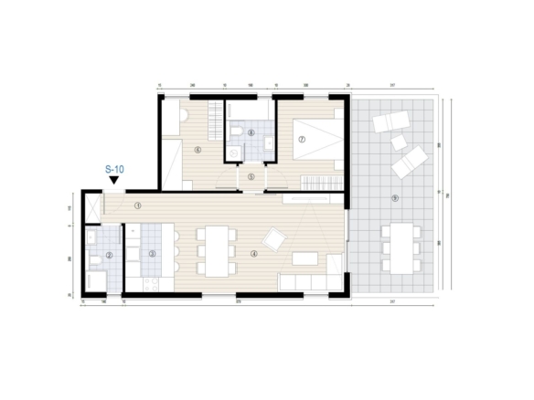 Penthouse trosobni stan sa terasom: Dugo Selo, NKP 74.76 m², Novogradnja