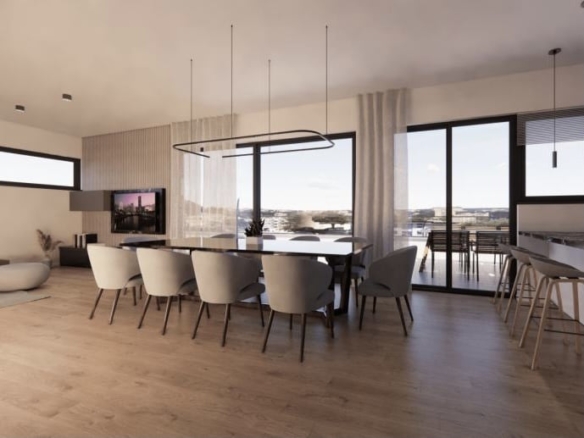 Dvoetažni peterosobni penthouse: Vrapče, NKP 220.07 m², Novogradnja