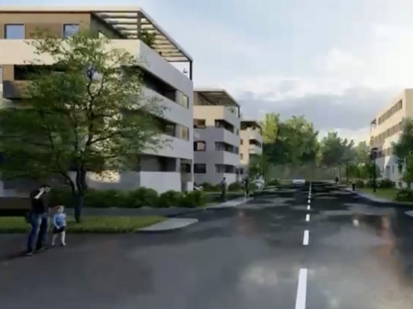 Modern housing project in Dugi Selo