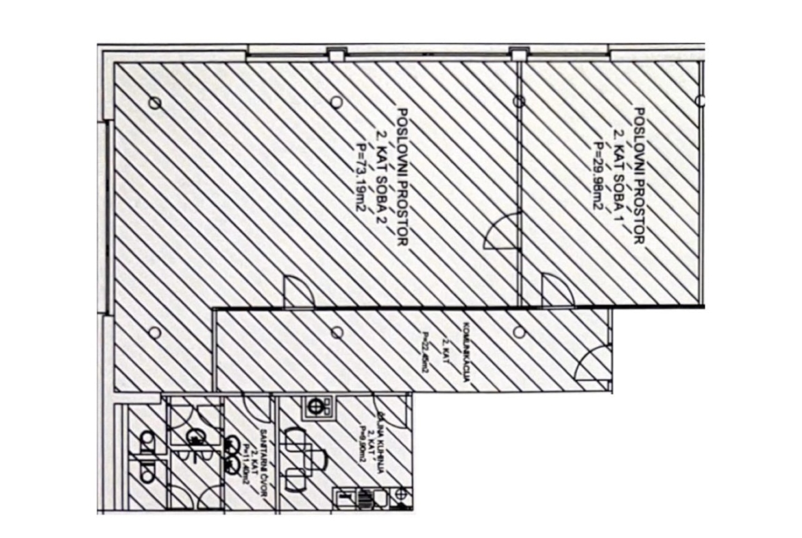 Uredski poslovni prostor, Zagreb, Lučko, NKP 147 m2