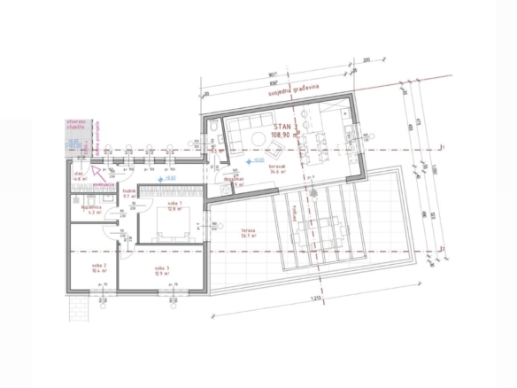 Četverosobni stan, Penthouse, Zagreb, Gornji Grad Medveščak, 123 m2