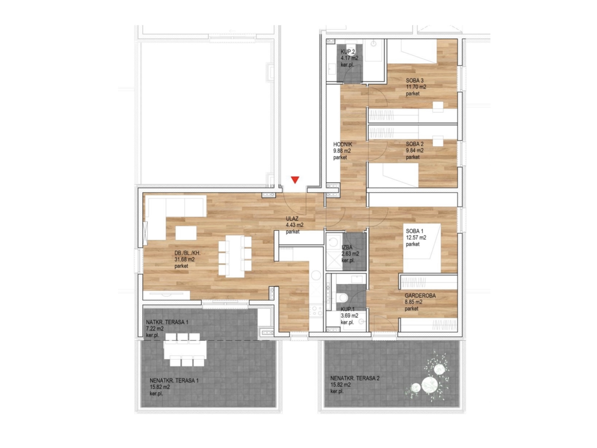 IMG_0427 Četverosobni stan: Zagreb, Lučko, NKP 110.95 m2, Novogrdnja