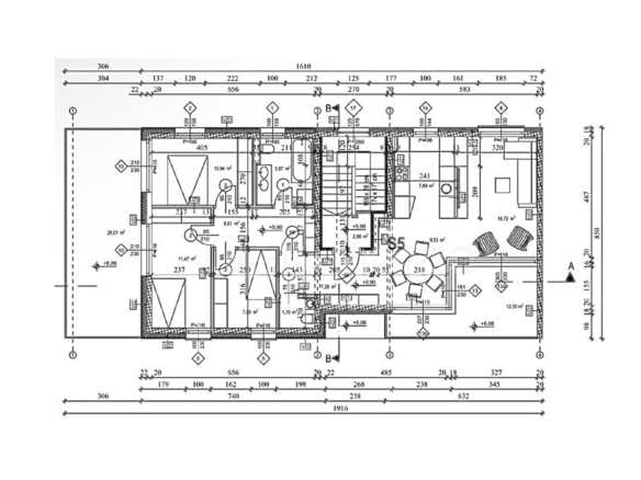 Četverosobni penthouse: Sveta Klara, NKP 101.77 m²