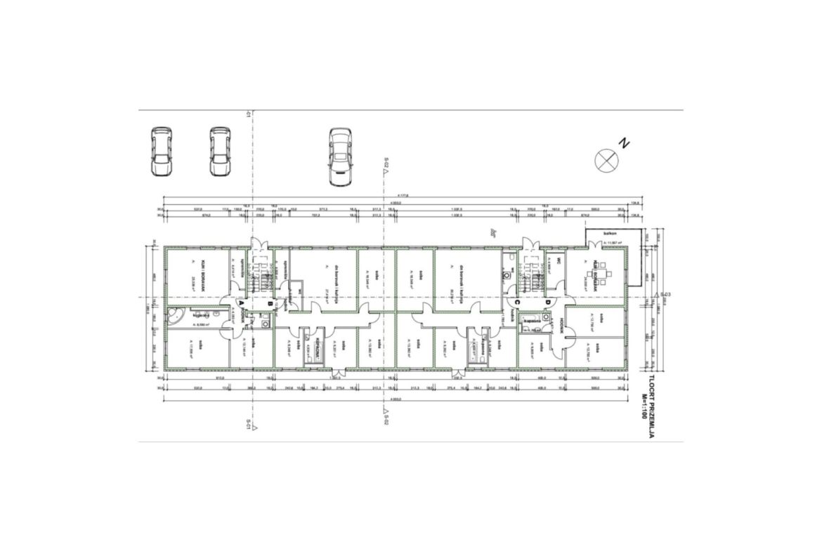 Četverosobni stan: Zagreb, Blato, NKP 110.05 m², Novogradnja