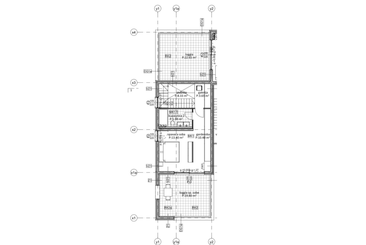 Četverosobni stan: Zagreb, Gornji Bukovac, NKP 180.99 m²