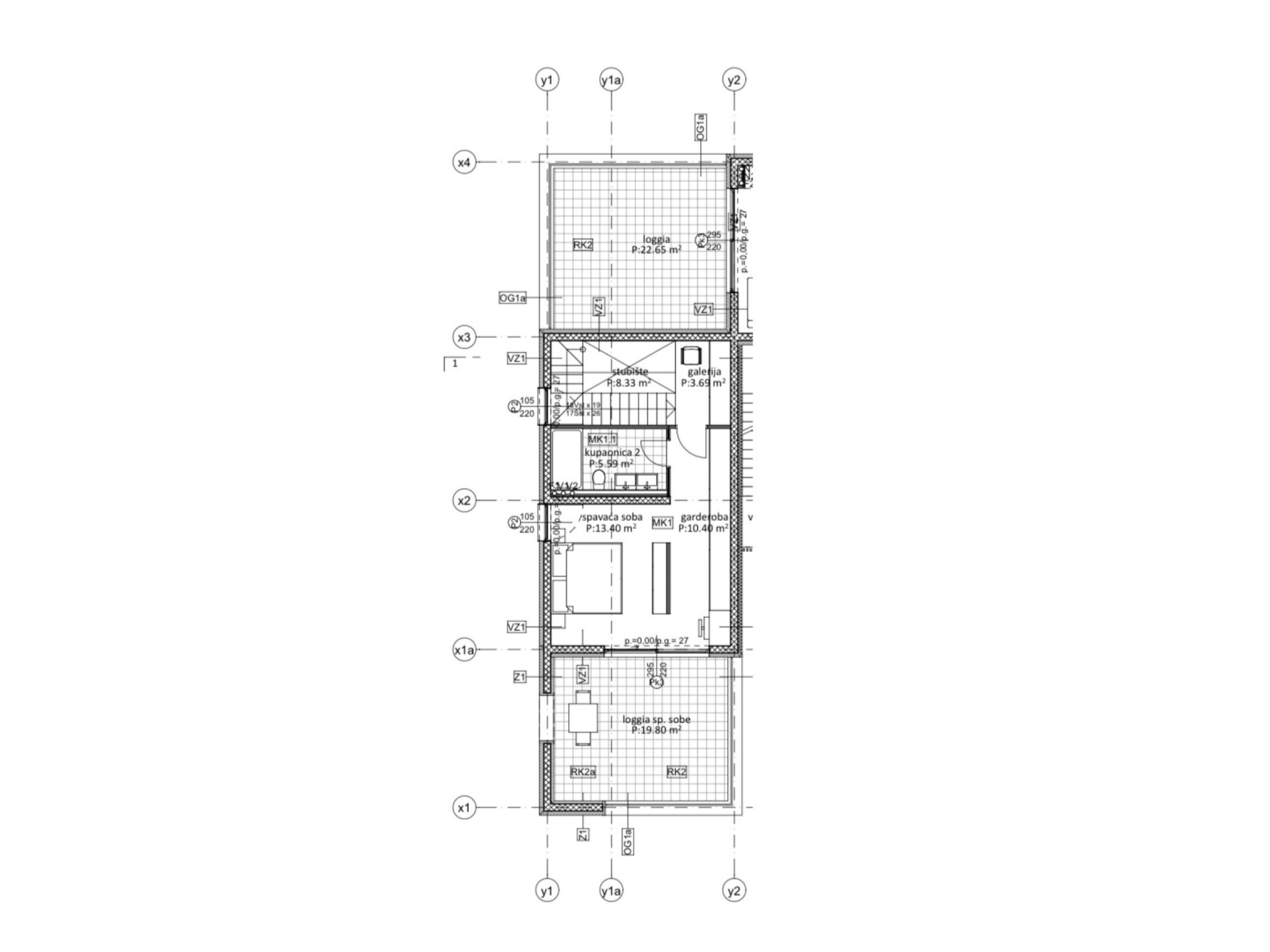 2 Četverosobni stan: Zagreb, Gornji Bukovac, NKP 180.99 m²