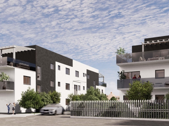 Modern new building project, Zagreb, Brestje settlement