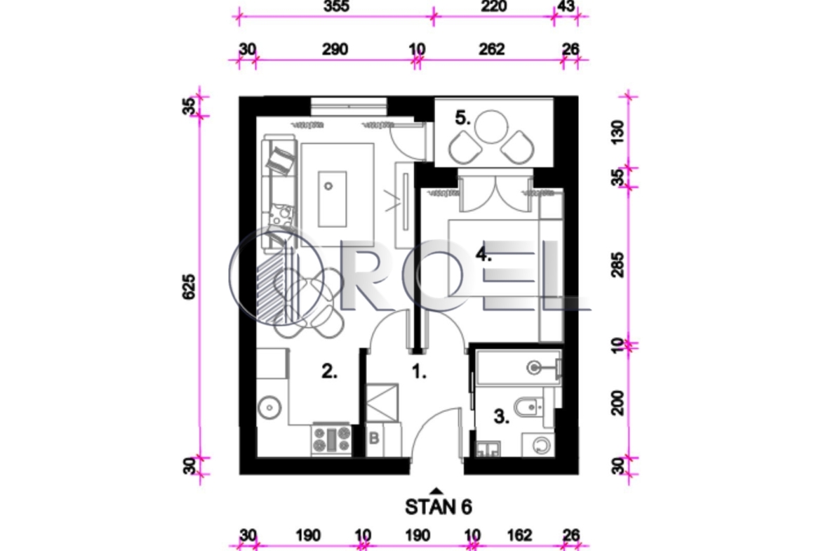 Zagreb, Čulinečka, dvosoban stan NKP 32,38 m2