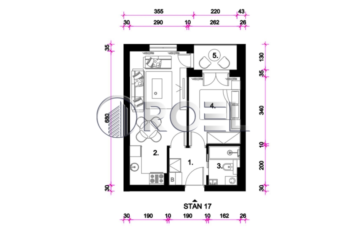 Zagreb, Čulinečka cesta, Resnik, dvosoban stan NKP 33,92 m2