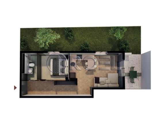 Novi Zagreb, Lanište, dvosobni stan s vrtom, 56,10 m², prodaja