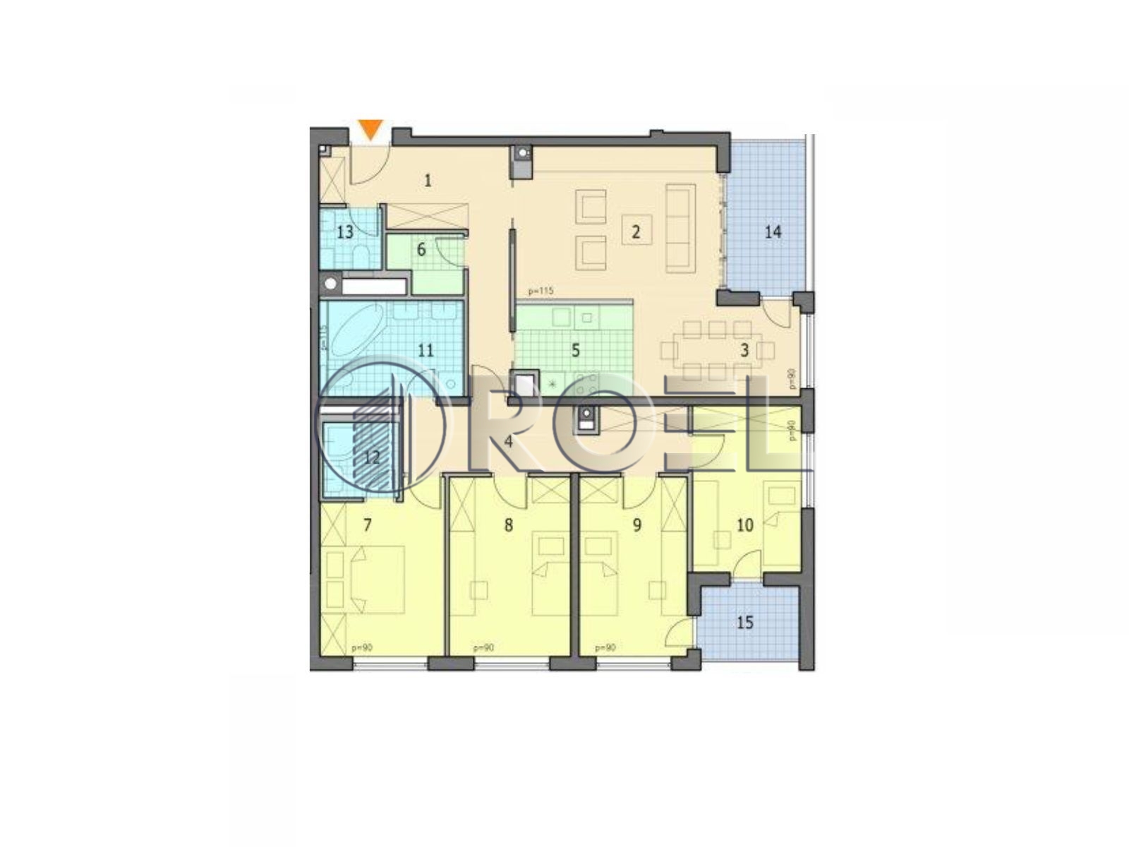 1293_18_1769679712 Zagreb, Donji grad, peterosoban stan, prodaja, 152.82 m2