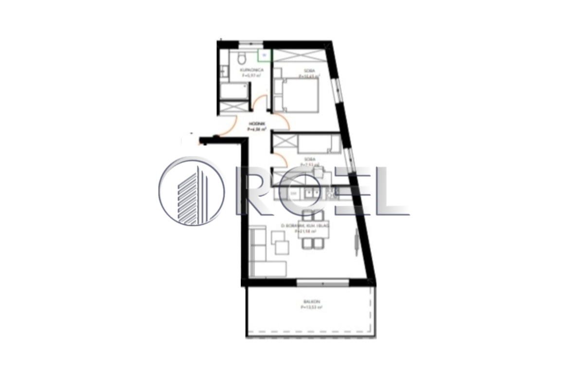 Seget Donji, stan, novogradnja, 65 m2, prodaja