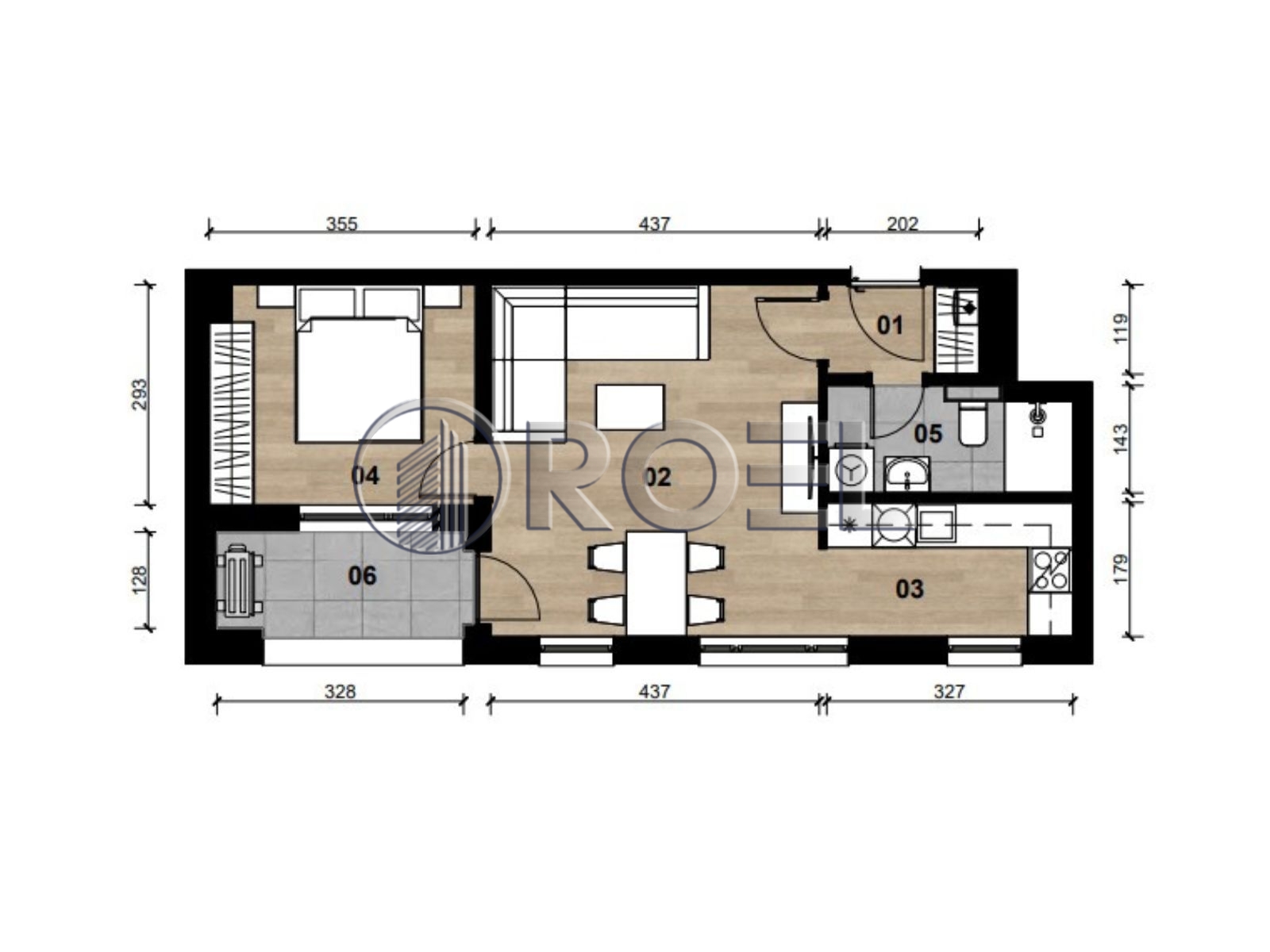 1385_2_1771807040 Dvosobni stan, Dubrava, Zagreb, novogradnja, 47.34 m²