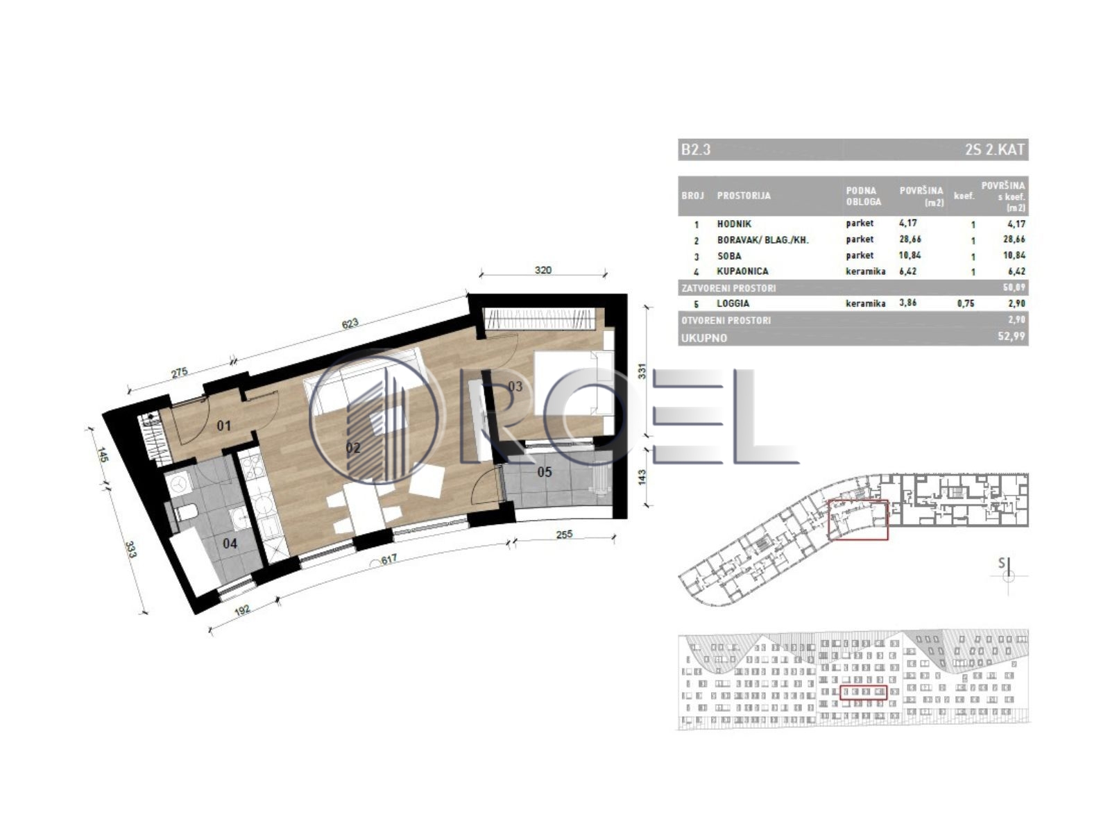 1391_4_1771870779 Dvosobni stan, Dubrava, Zagreb, novogradnja, 52.99 m², prodaja