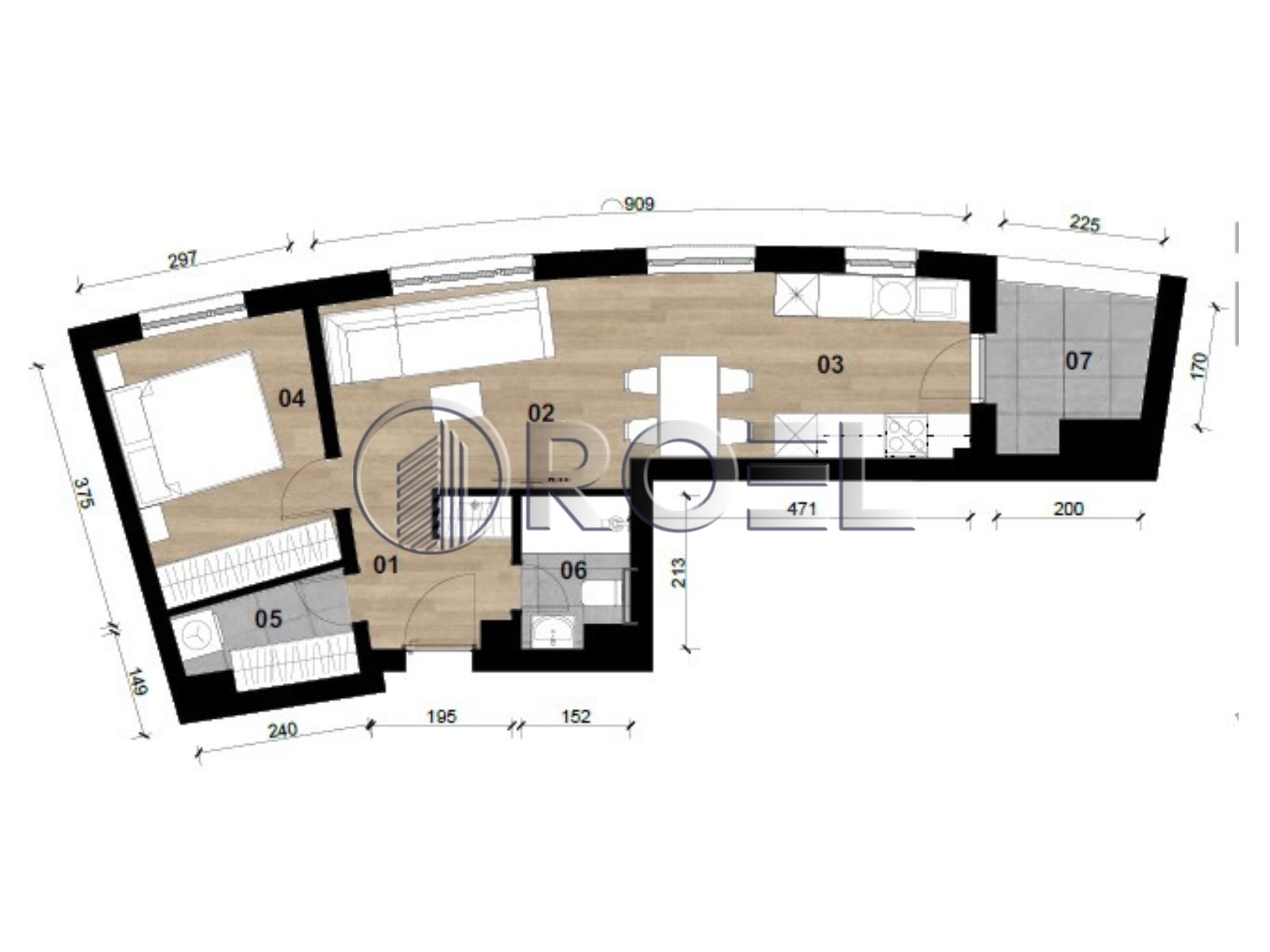 1392_5_1771873228 Dvosobni stan, Dubrava, Zagreb, novogradnja, 47.96 m², prodaja