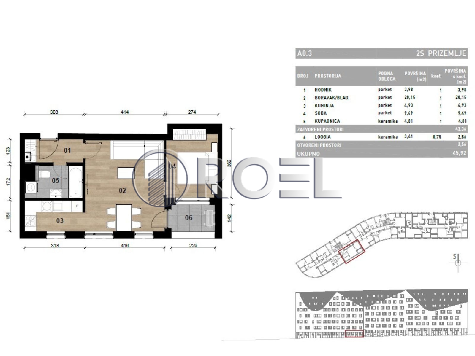 1396_1_1771887915 Dvosobni stan, Dubrava, Zagreb, novogradnja, 45.92 m², prodaja