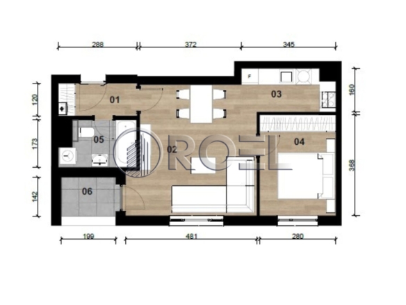 Trosobni stan, Dubrava, Zagreb, novogradnja, 78.05 m², prodaja