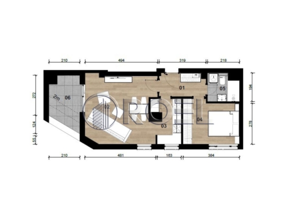 Dvosobni stan, Dubrava, Zagreb, novogradnja, 49.70  m², prodaja