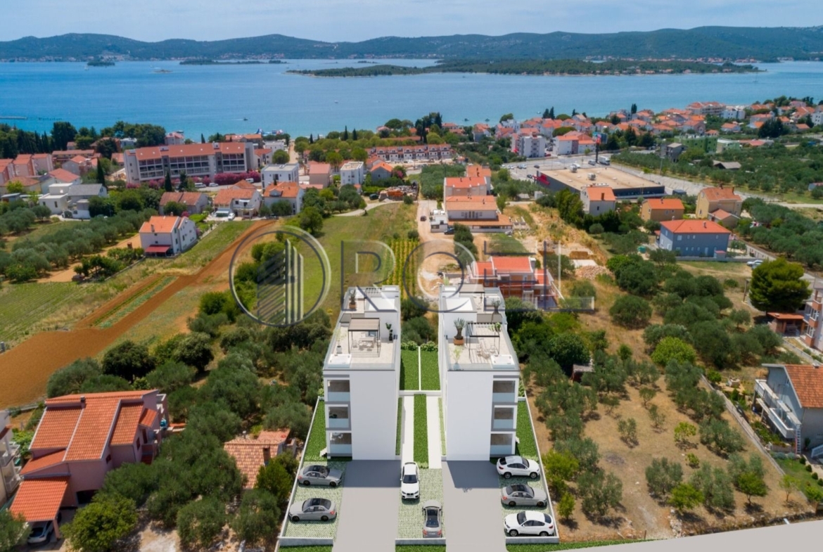Sv. Filip i Jakov, stan 61m2 s prekrasnim panoramskim pogledom na more