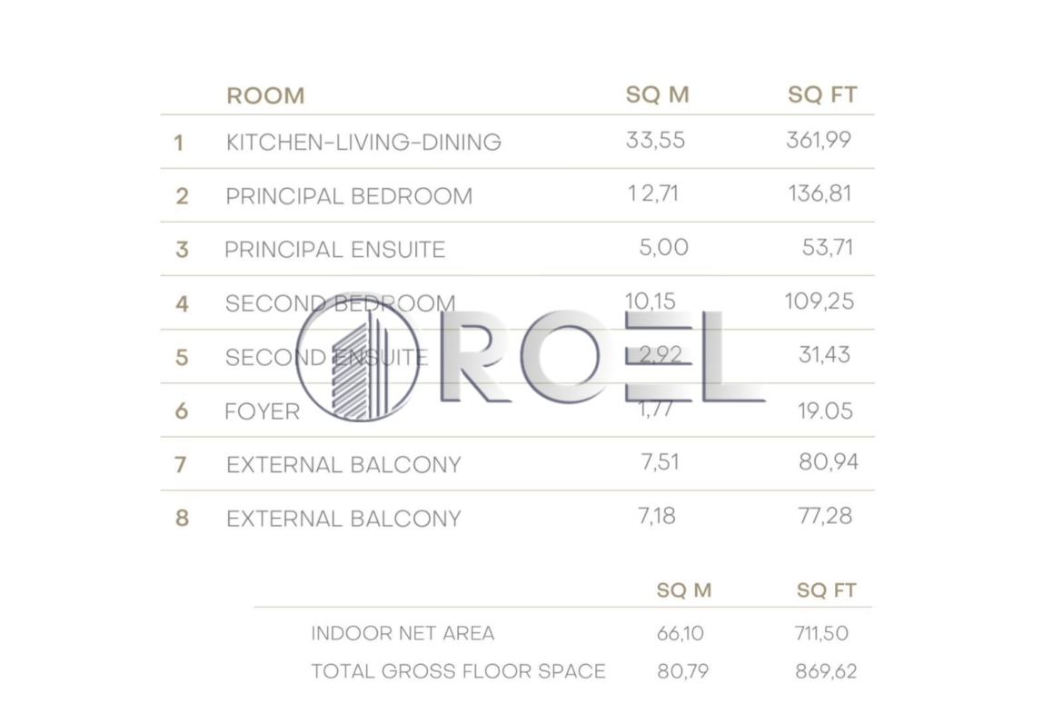 Novi Vinodolski, Exclusive Three-Room Apartment 80,79 m², for Sale