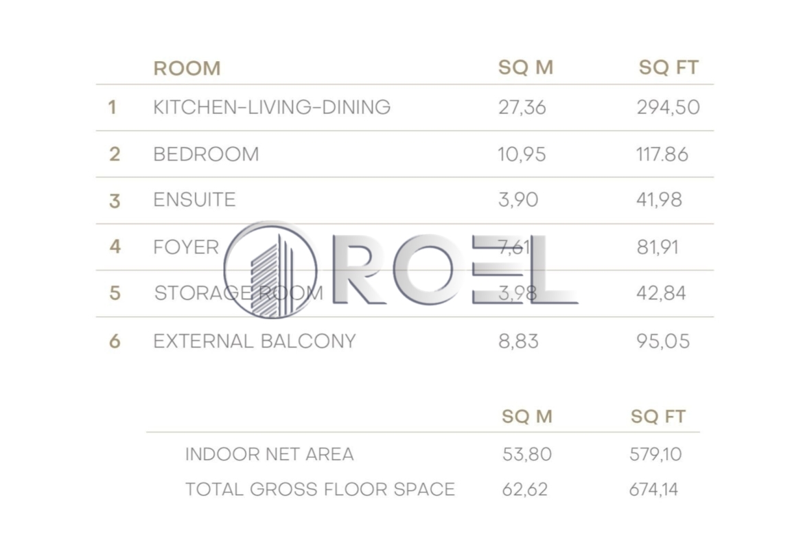 Novi Vinodolski, ekskluzivan dvosoban stan 62,62 m2, prodaja