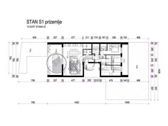 Zagreb, Sesvete, 4 – room apartment 116.29 m², sale
