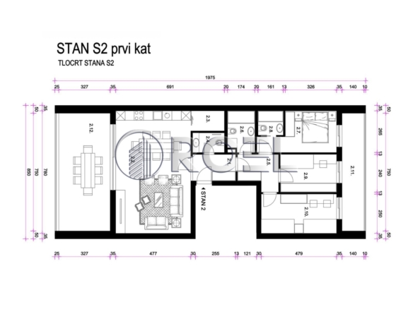 Zagreb, Sesvetski Kraljevec, 4 – room apartment 116.29 m², sale