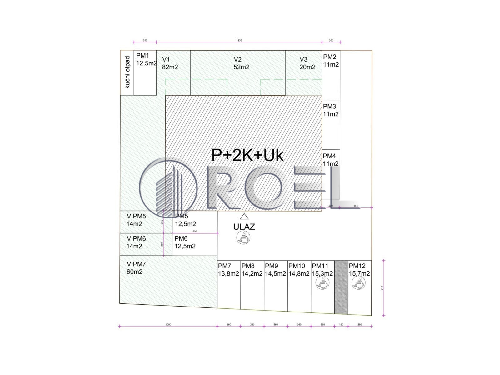 Zagreb, Sesvete, two-story 5-room apartment 106 m², for sale