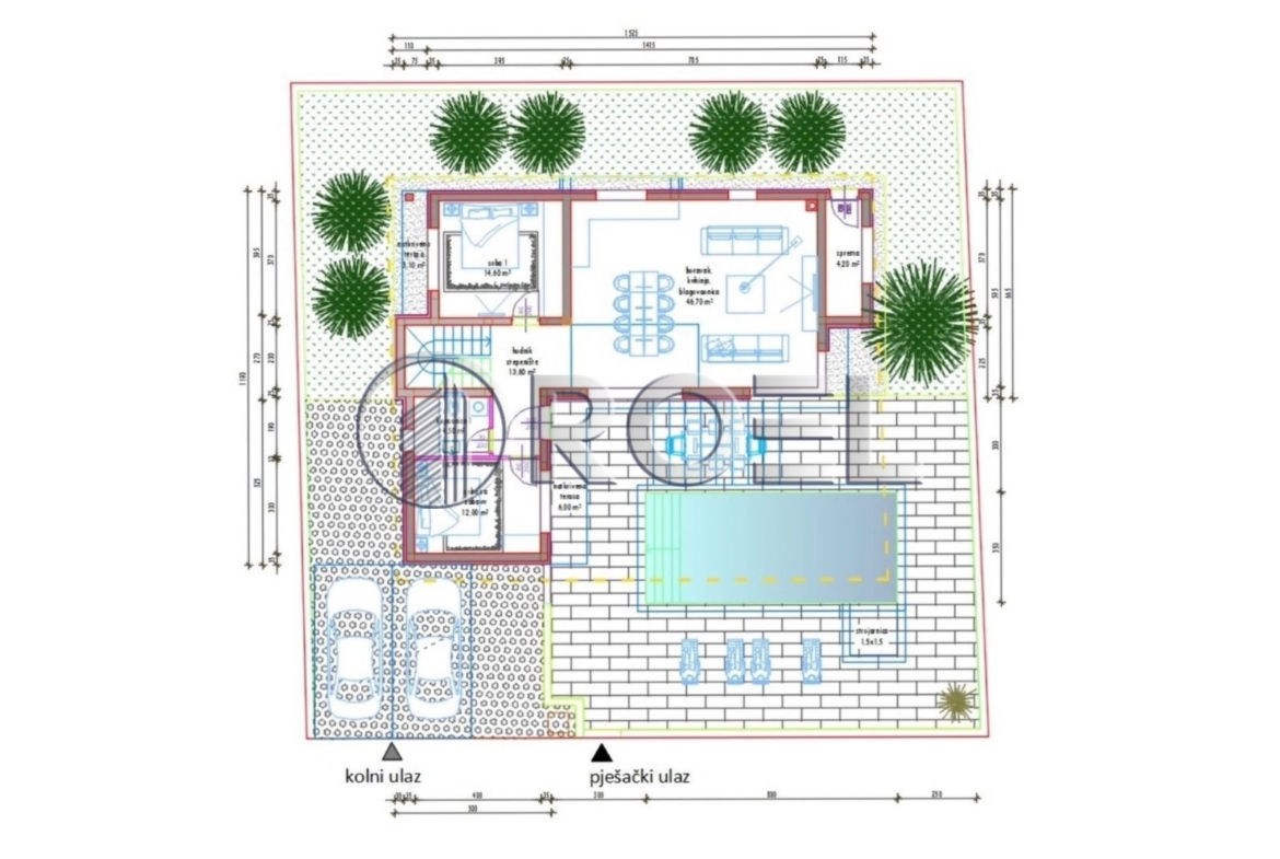 Luksuzna vila, Zadar, Privlaka, NKP 188 m2, blizu mora