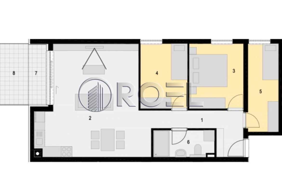 Novogradnja, Apartman, Pag, Mandre 85,85+ PM