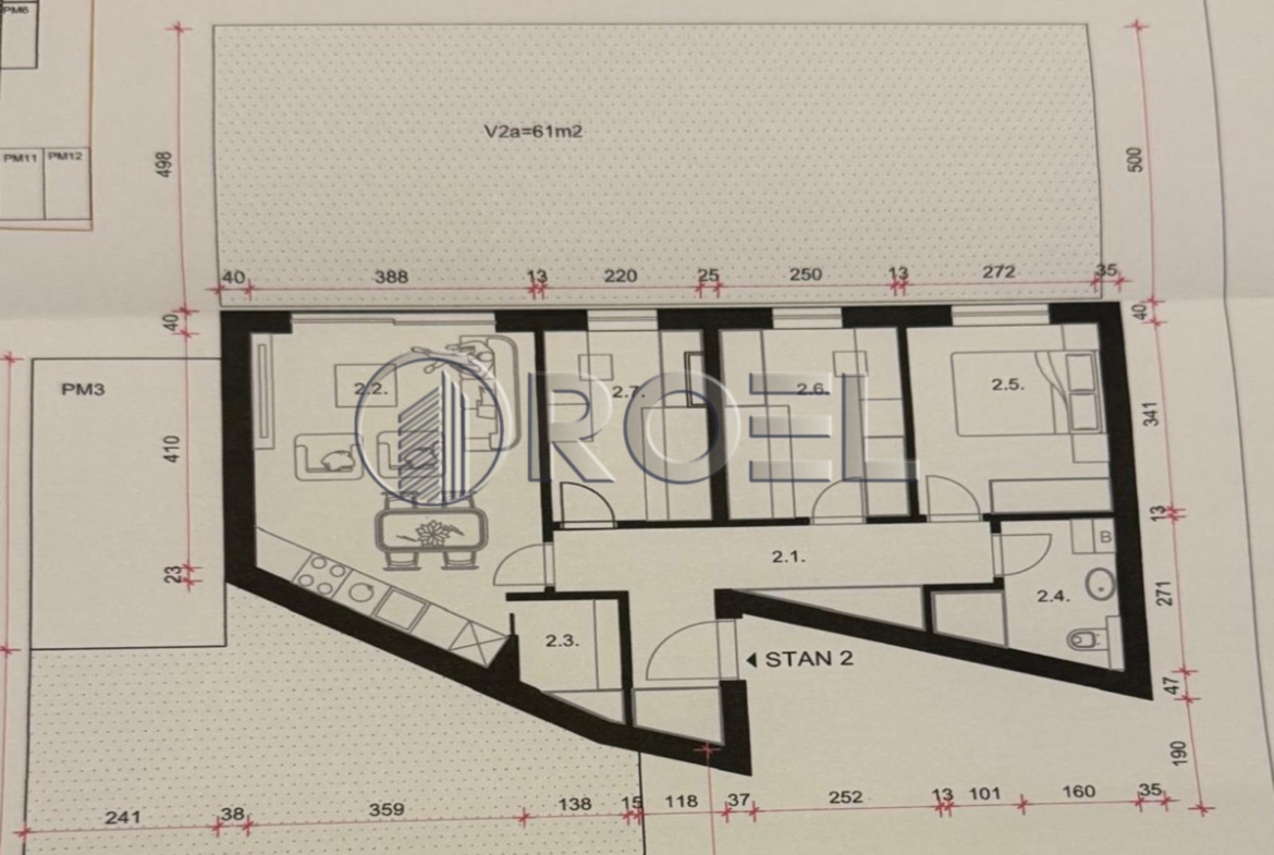 Three-bedroom apartment with garden, Zagreb, Sesvete, Bjelovarska, 94,94 m2