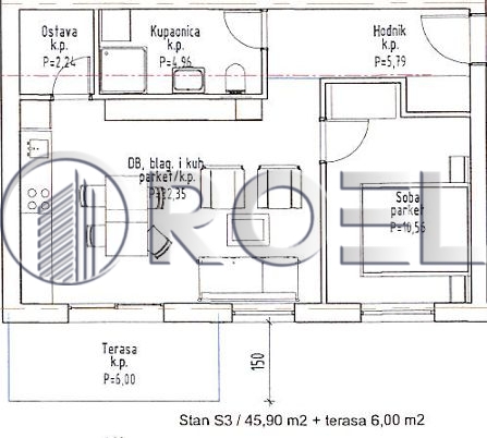 Prodaja, novi projekt, Zagreb, Odra, NKP 47,40, DB+S