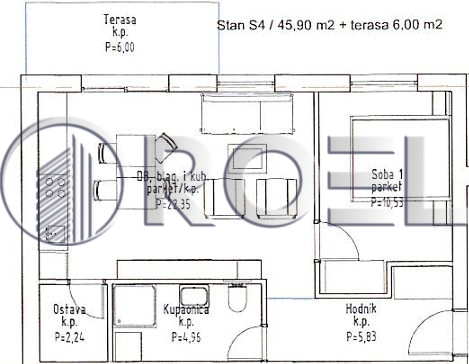 Prodaja, novi projekt, Zagreb, Odra, NKP 47,40, DB+S