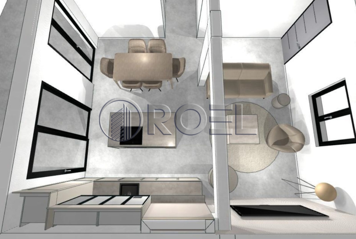 Trosobni penhouse: Pag, NKP 98.50 m2