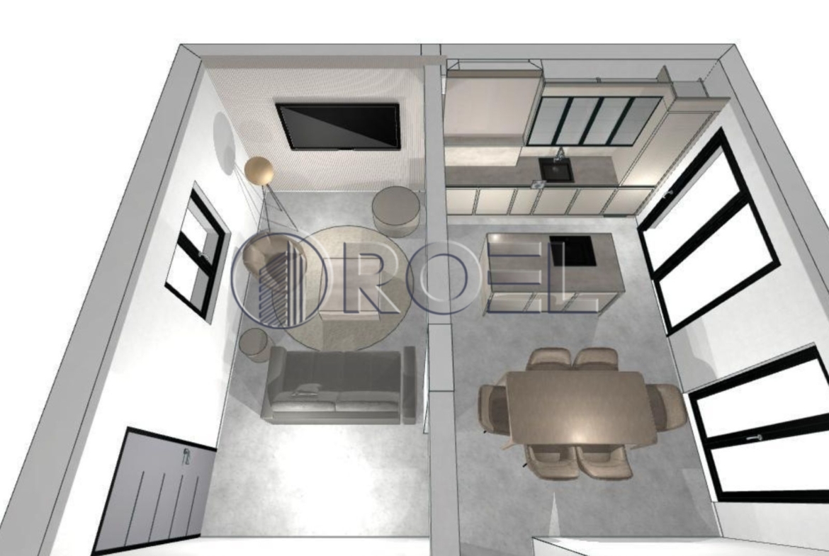 Trosobni penhouse: Pag, NKP 98.50 m2