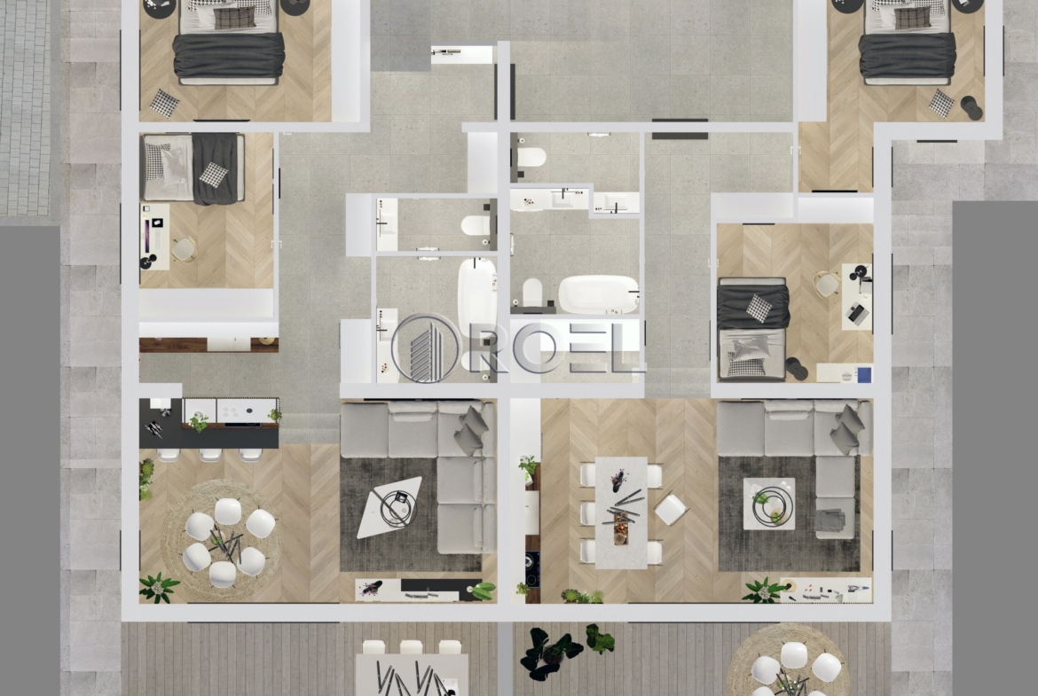 Three-room apartment, Sveta Nedelja, usable area 103,5 m²